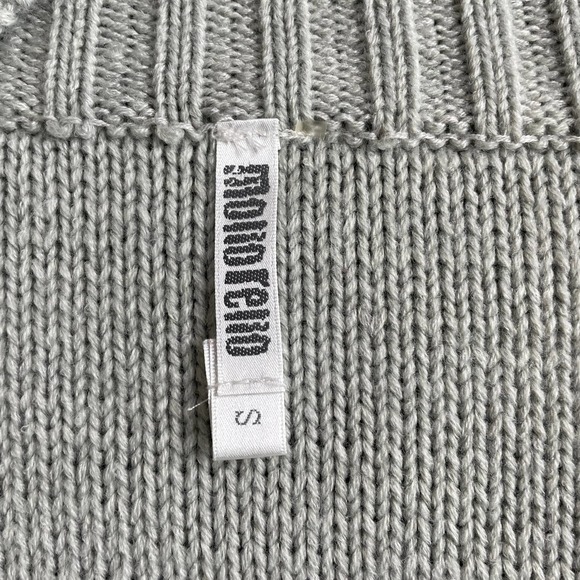 Monoreno Gray Long Sleeve Button Cozy Comfy Cardigan Sweater Size Small - Picture 4 of 11